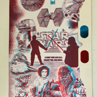 Starwars fanart 3D Risografia