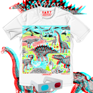 Playera Dinos 3D